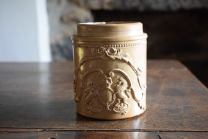 Antique early Stoneware Jar With Armorial Crest