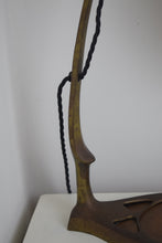 Load image into Gallery viewer, Austrian Secessionist Period Brass Adjustable Table Lamp