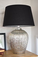 Load image into Gallery viewer, Large Silver Ceramic Table Lamp