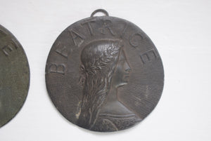 Dante and Beatrice Plaques
