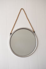 Load image into Gallery viewer, Medium Round Silver Mirror