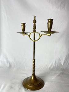 Antique Brass Adjustable Candelabra