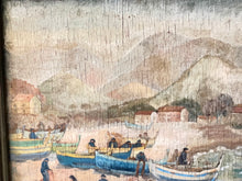 Load image into Gallery viewer, Fishing Boats Painting