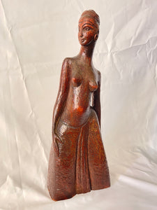 wood carving female