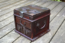 Load image into Gallery viewer, Antique Chinese Lacquer Vanity Box