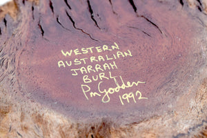 Jarrah Burl Wood Bowl Australia 