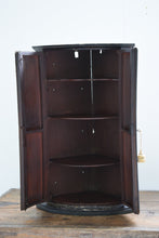 Load image into Gallery viewer, Antique painted corner cabinet