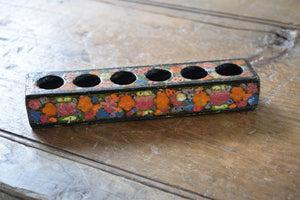 Persian Lacquer Box Painted with flowers